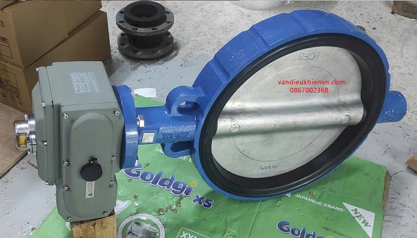 van bướm điều khiển điện DN400