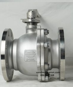 Van bi inox tay gạt mặt bích Wonil Hàn Quốc