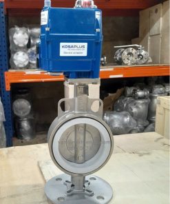 van bướm inox điều khiển điện tuyến tính