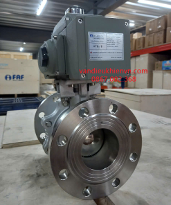 van bi mặt bích điều khiển điện Haitima HTE-015