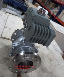 van bi mặt bích điều khiển điện Haitima HTE60