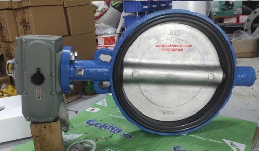 van bướm điều khiển điện DN400